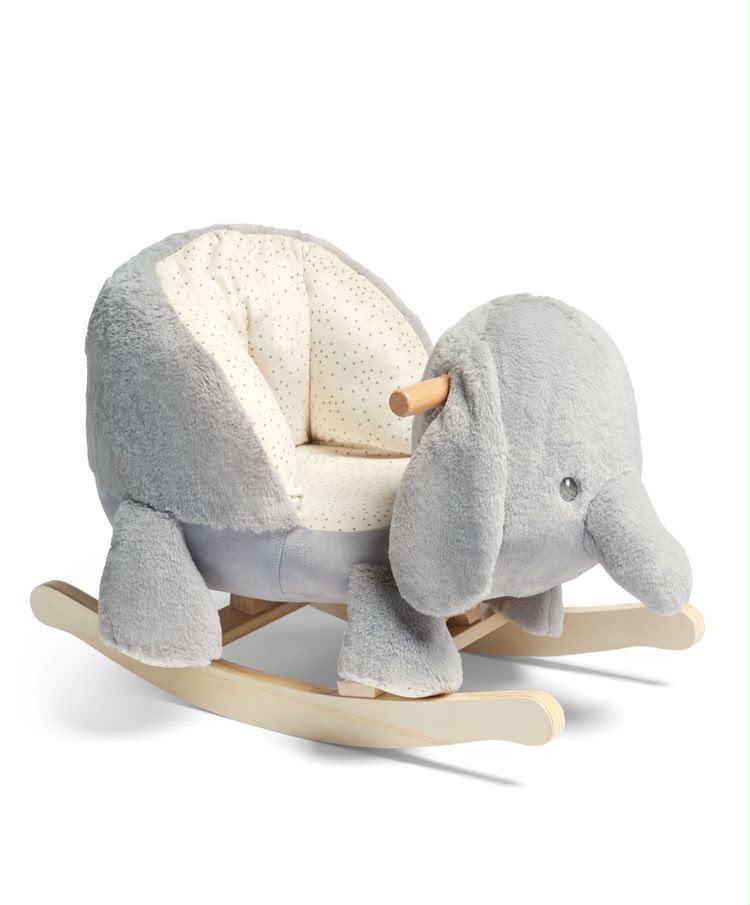 Plush Elephant Rocking Toy for Babies
