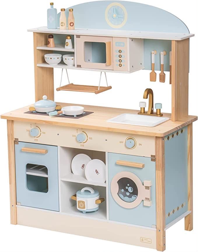 Wooden Toy Kitchen Set for Kids