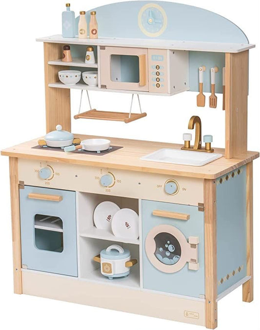 Wooden Toy Kitchen Set for Kids